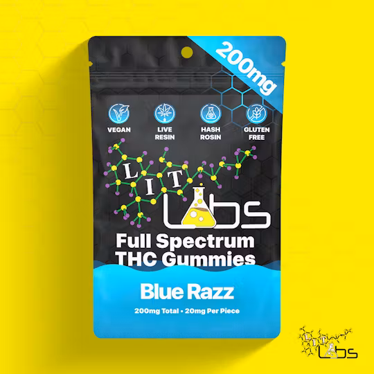 Lit Labs 200mg Full Spectrum - Blue Razz