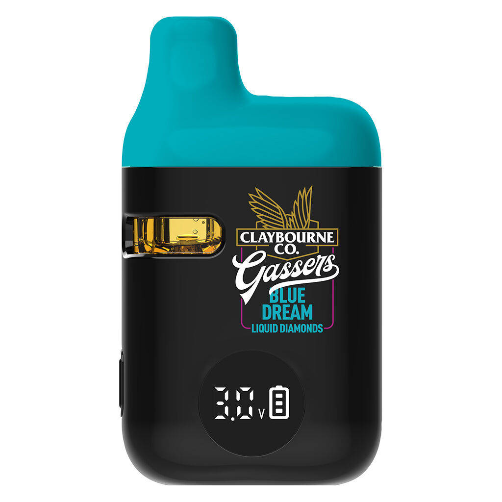 Claybourne - Gassers Blue Dream Liquid Diamonds Disposable Vape - 0.95g