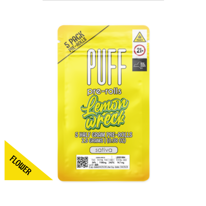 Puff | Lemonwreck Preroll 5pk (S)
