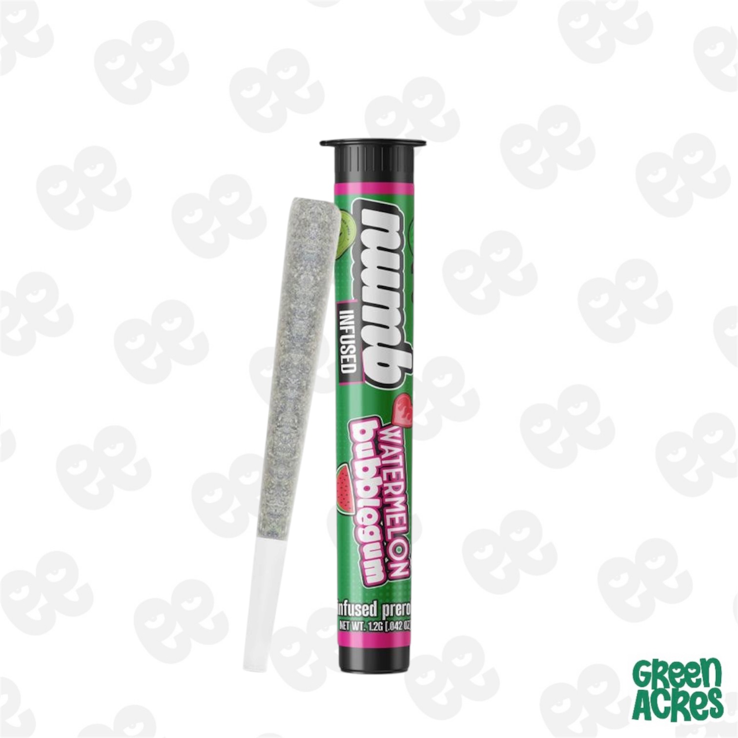 Numb: Watermelon Bubblegum 1.25G Infused Pre-Roll