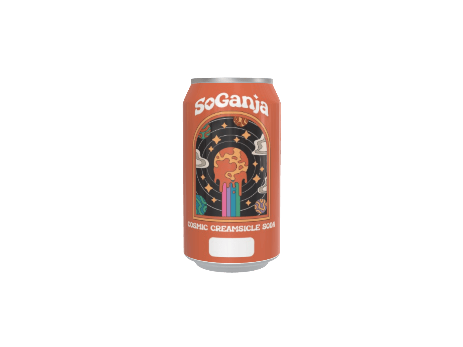 Cosmic Creamsicle 100mg live resin soda - SoGanja