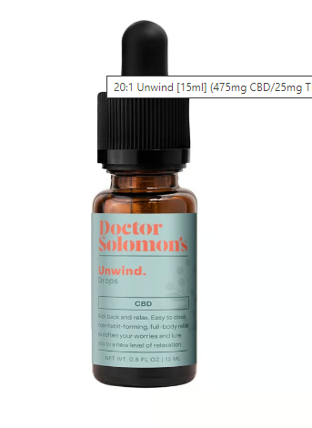 Dr. Solomon's Tincture - Unwind CBD