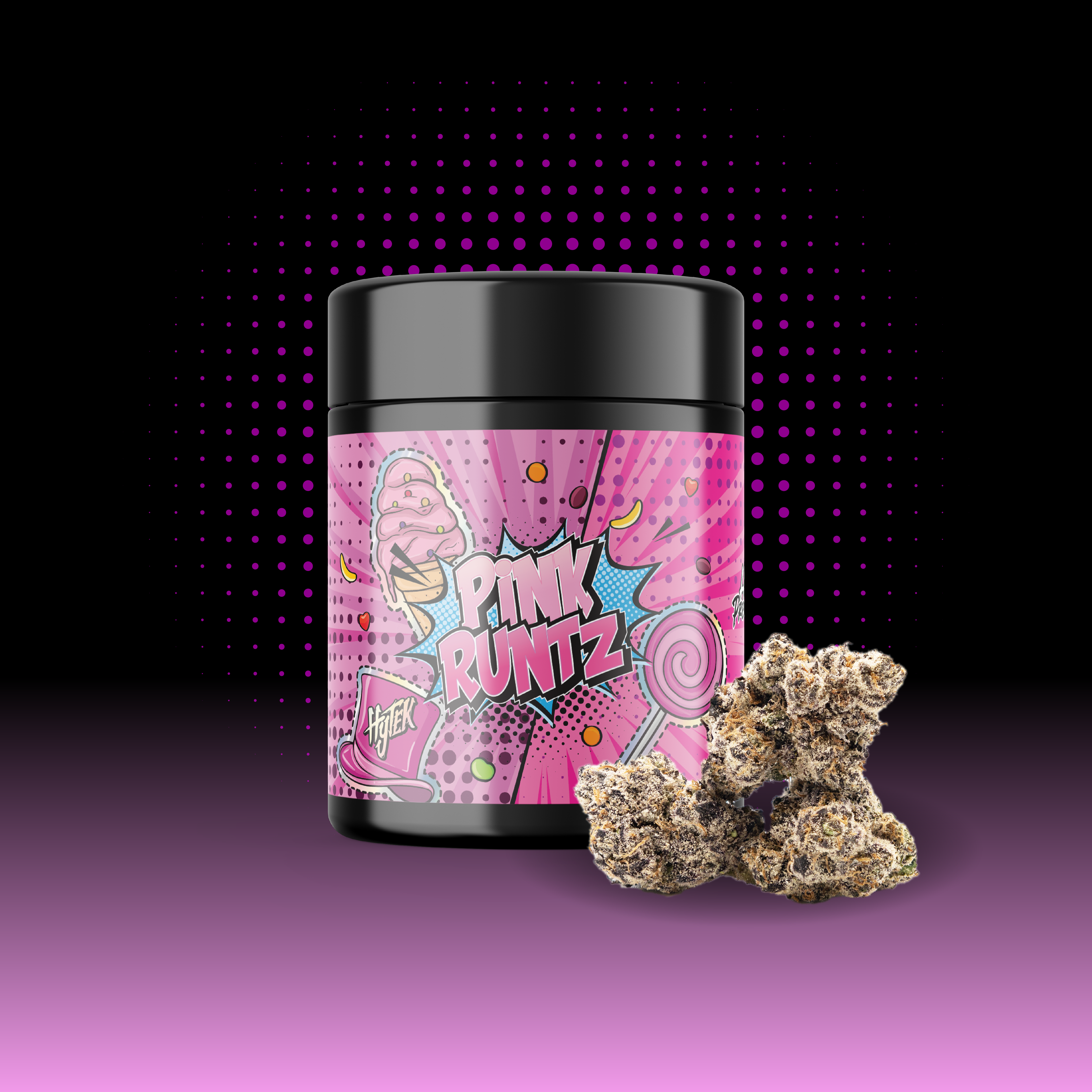 PINK RUNTZ | PREPACKED 1/2 OZ JAR | 14g