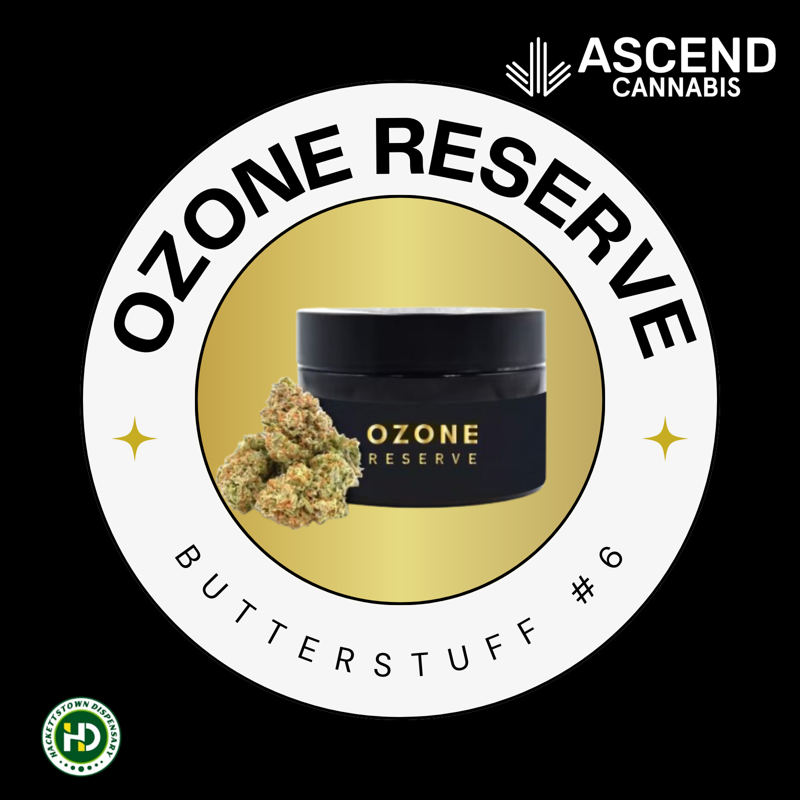 Ozone Reserve | Butterstuff #6 | 3.5g (Indica)