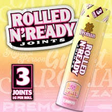 SHERB CREAM PIE | HYBRID | 3PK ROLLED N READY PRE-ROLLS | 3G | REC