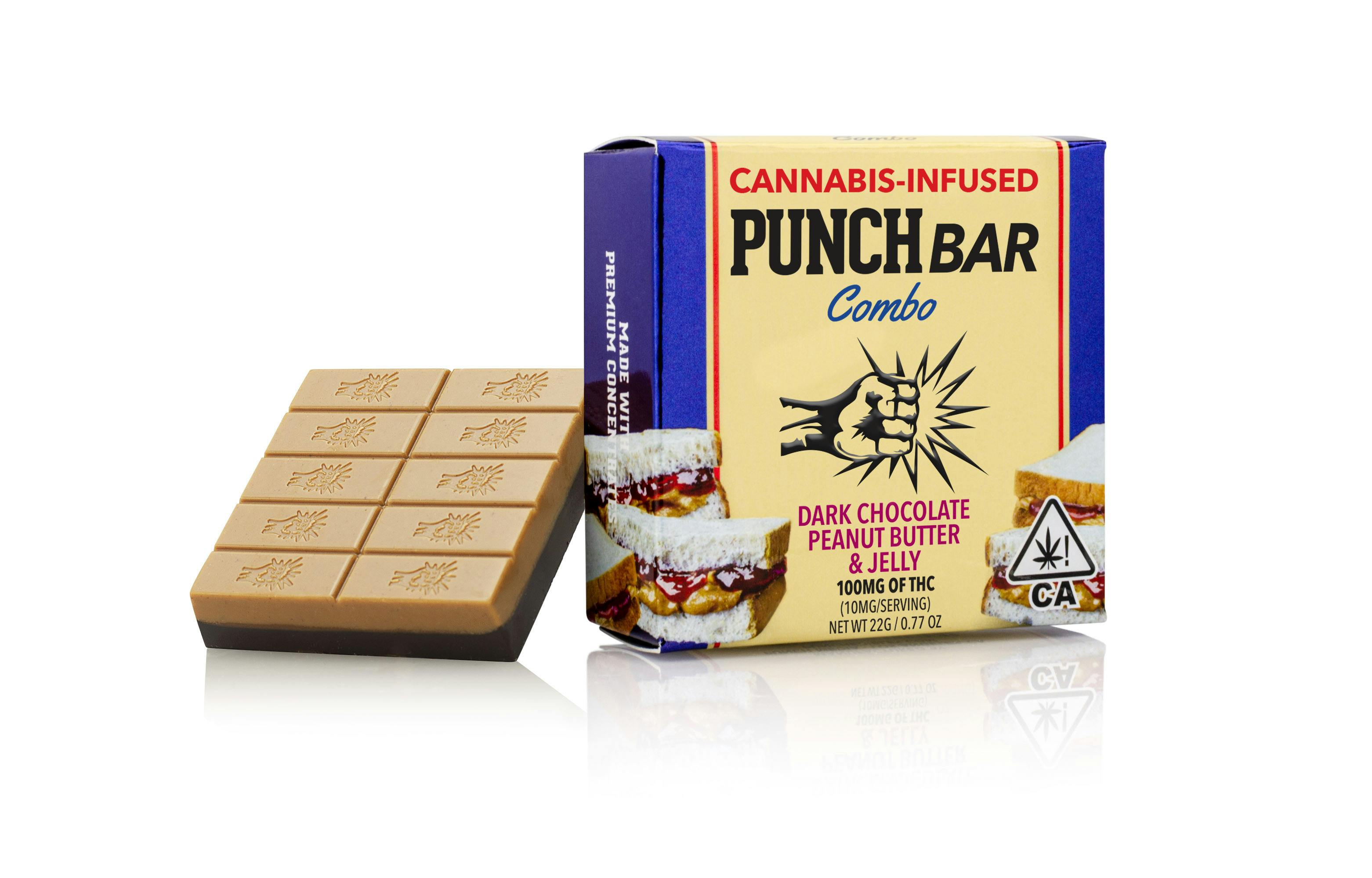 PUNCH EDIBLES & EXTRACTS: Peanut Butter & Jelly Dark - 1ea