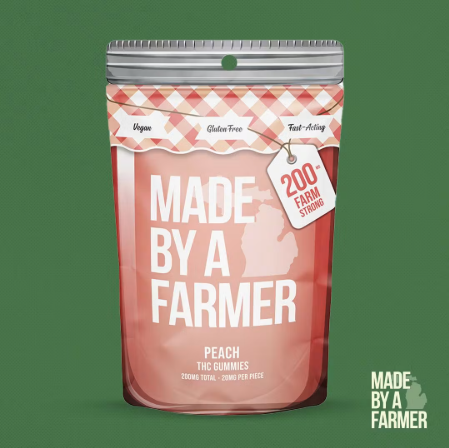MADE BY A FARMER | 200MG FAST-ACTING GUMMIES | PEACH