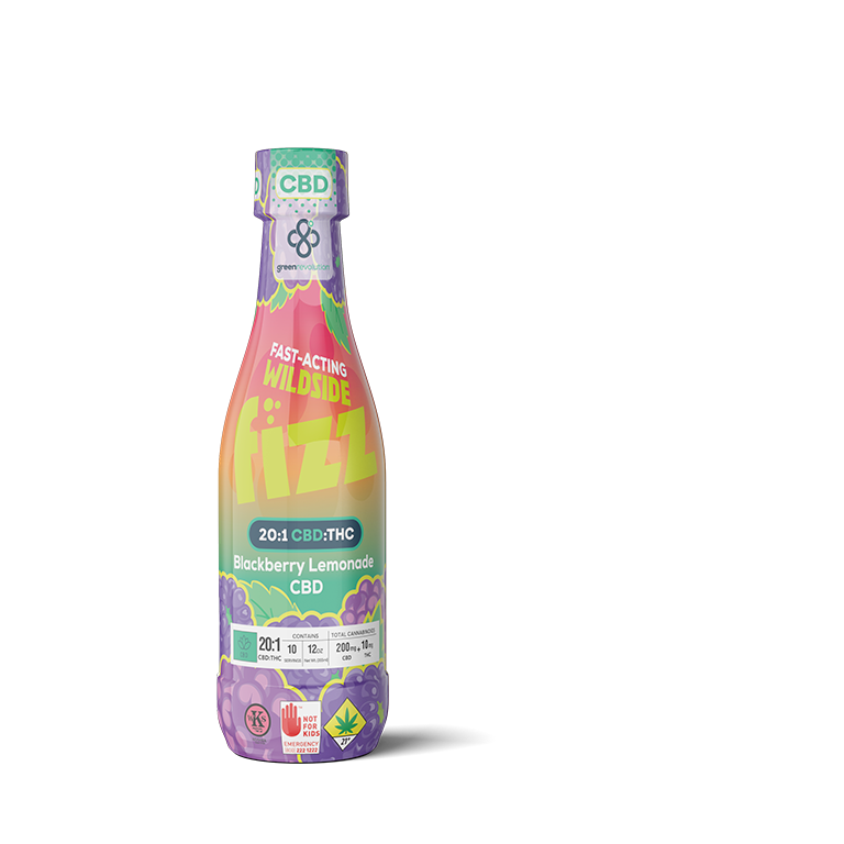 Blackberry Lemonade Wildside Fizz [20:1 CBD:THC] (DOH)