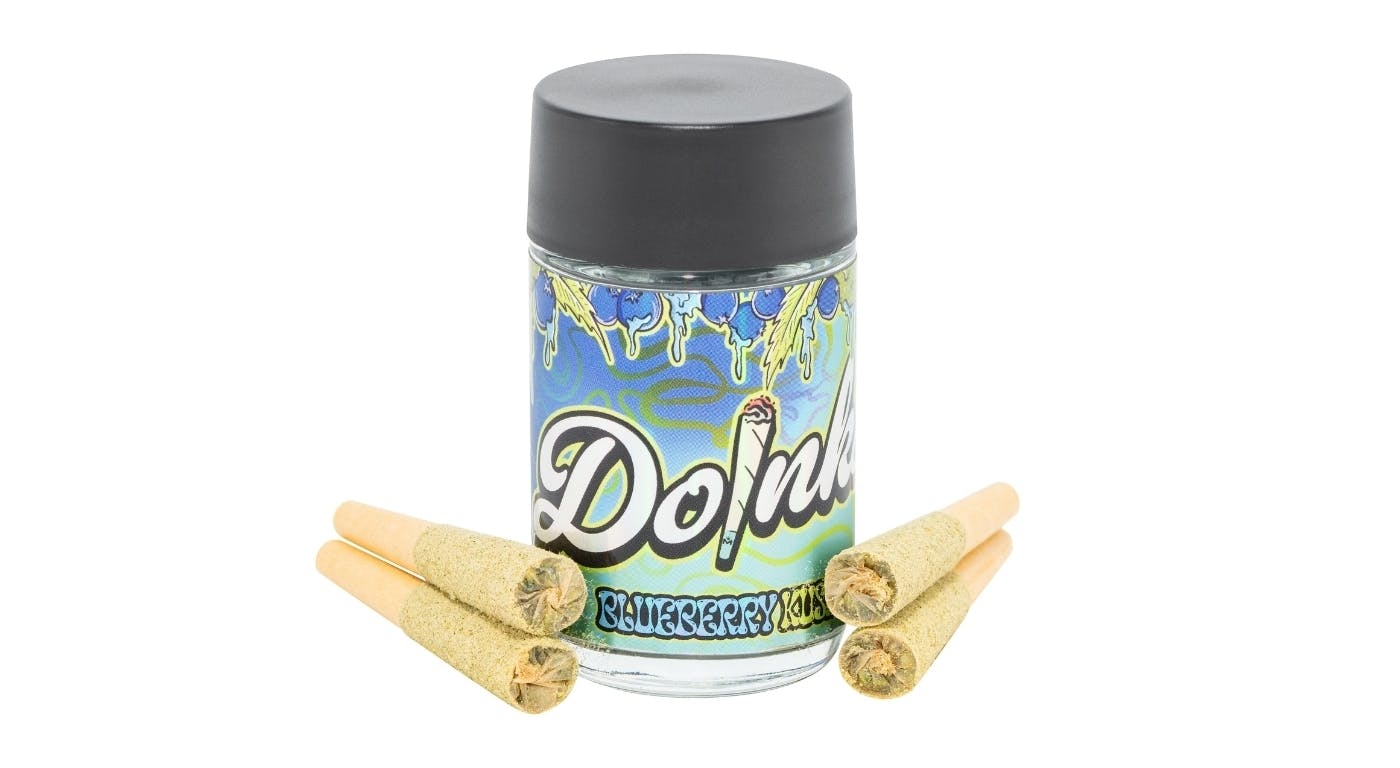 Doinks | Blueberry Kush Infused Preroll 4pk