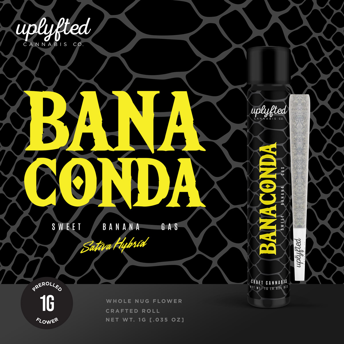 UPLYFTED | BANACONDA INFUSED PREROLL