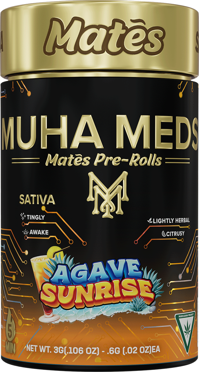 Muha Meds Infused Pre-Roll 5pk Agave Sunrise