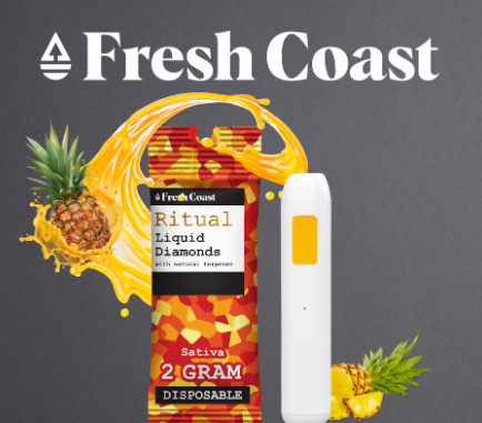 Fresh Coast | Ritual Pineapple Express Liquid Diamond All-In-One Cartridge | 2g