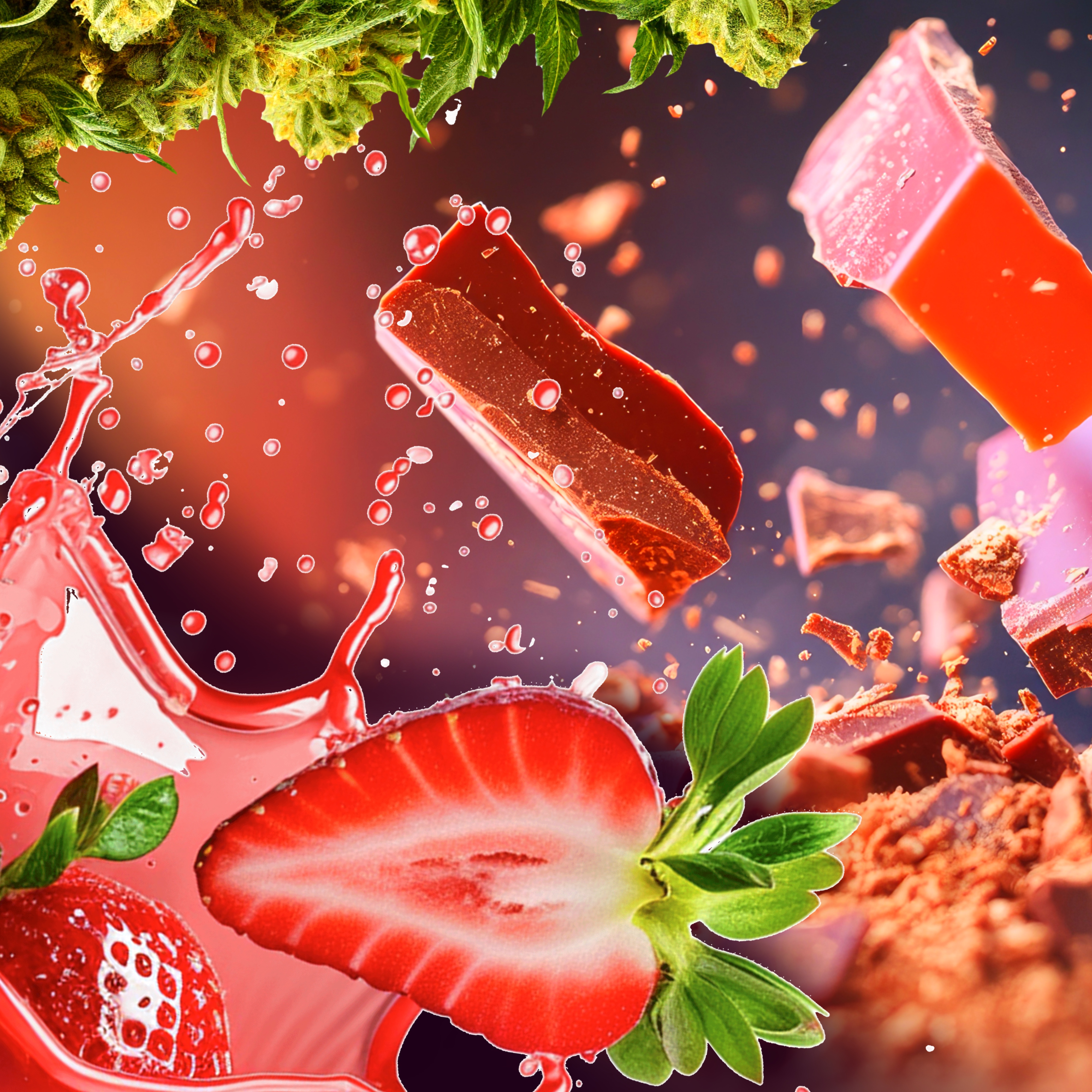 Strawberry Crunch Bar | Chocolate | 10 pack | 100mg THC