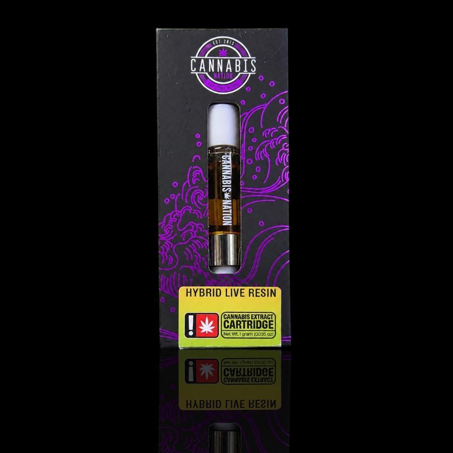Live Resin All Glass Cartridge | Triangle Jack | 1g