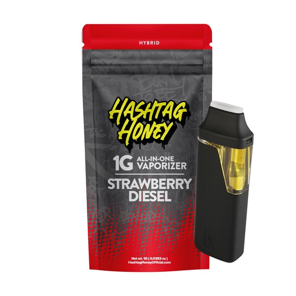 Hashtag Honey | Strawberry Diesel AIO Vape