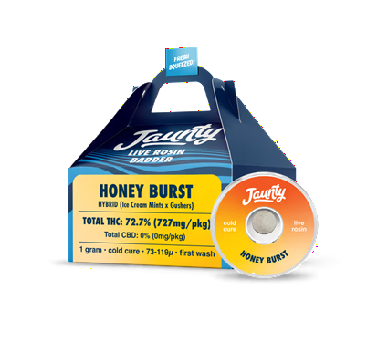 Jaunty | Honey Burst | Live Rosin Badder 1g