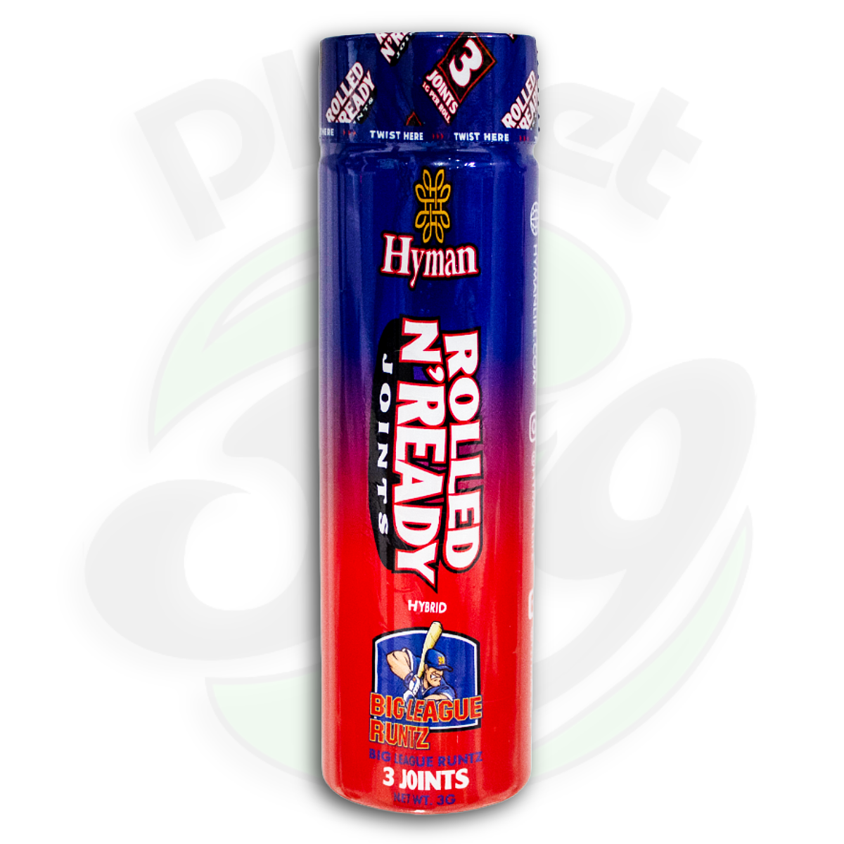 Rolled N' Ready | Big League Runtz | 3 x 1g Pre-roll Pack |