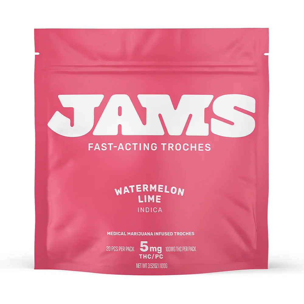 Watermelon Lime 5mg 20ct Fast Acting Troches JAMS (AES)