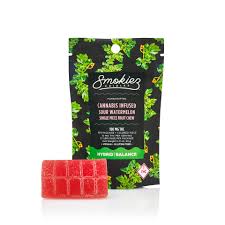Smokiez Edible Scored Bar Sour Watermelon 100MG