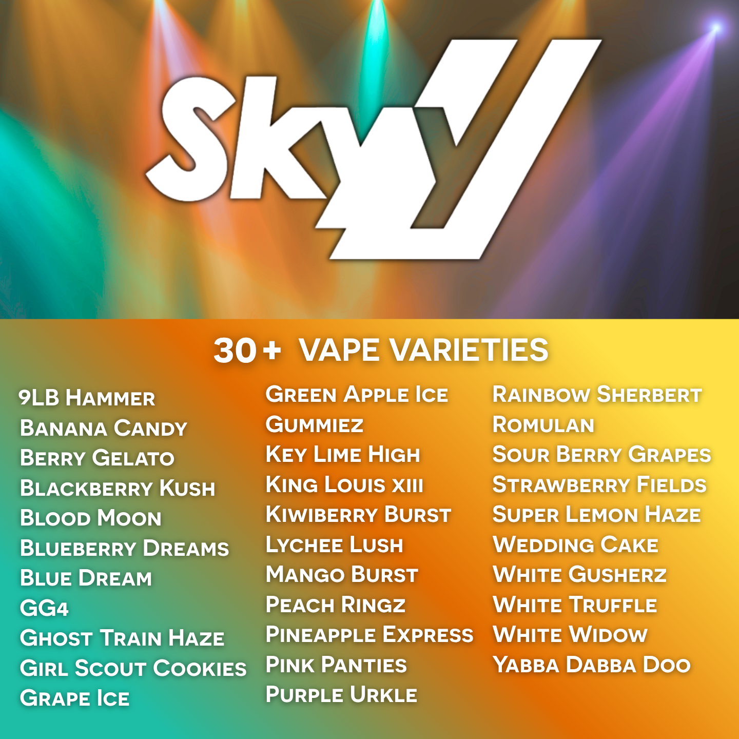 Rainbow Sherbert Vape Cartridge 2.0g