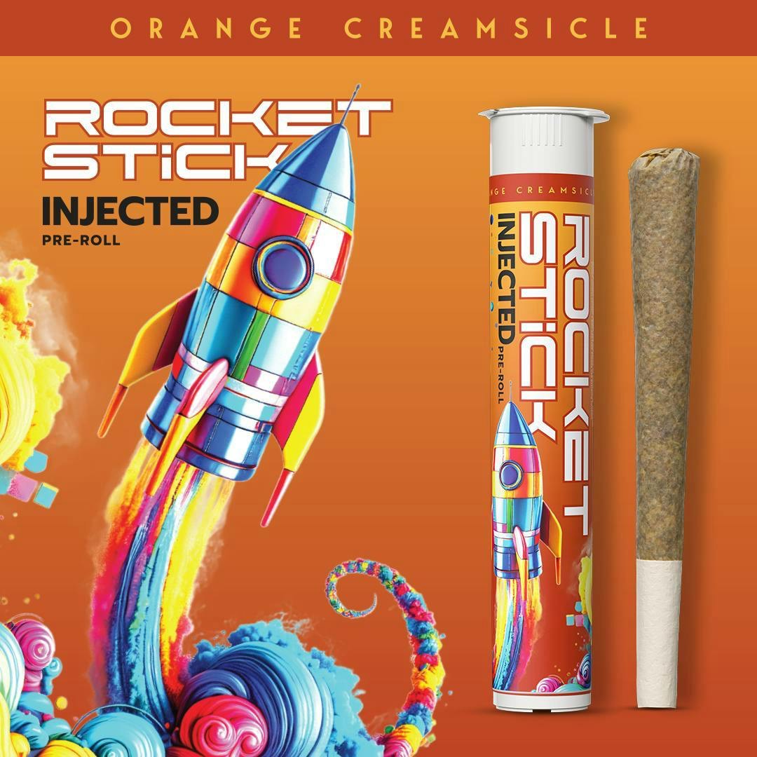 Rocket Stick Infused Pre-Roll | Orange Creamsicle