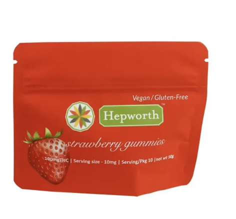 Hepworth Strawberry 100mg Fruit Chews