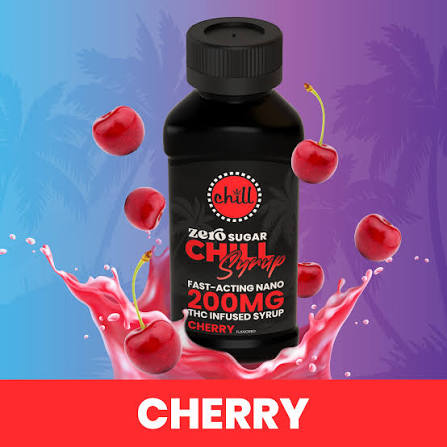 Infused Syrup | Zero Sugar | Cherry | 200mg | Chill