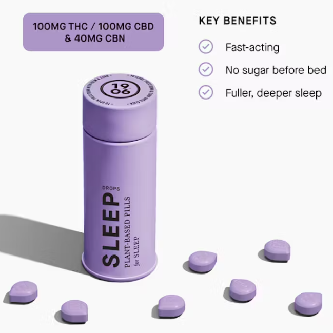 Sleep | Indica | 1:1 RSO Tablets | 20pk/100mg