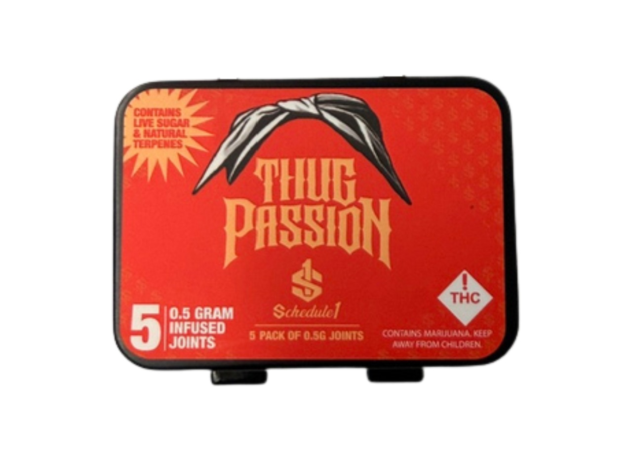 Schedule One - Infused PreRoll 5pk - Thug Passion (H)