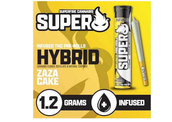 Superfire Infused Pre Roll - Zaza Cake