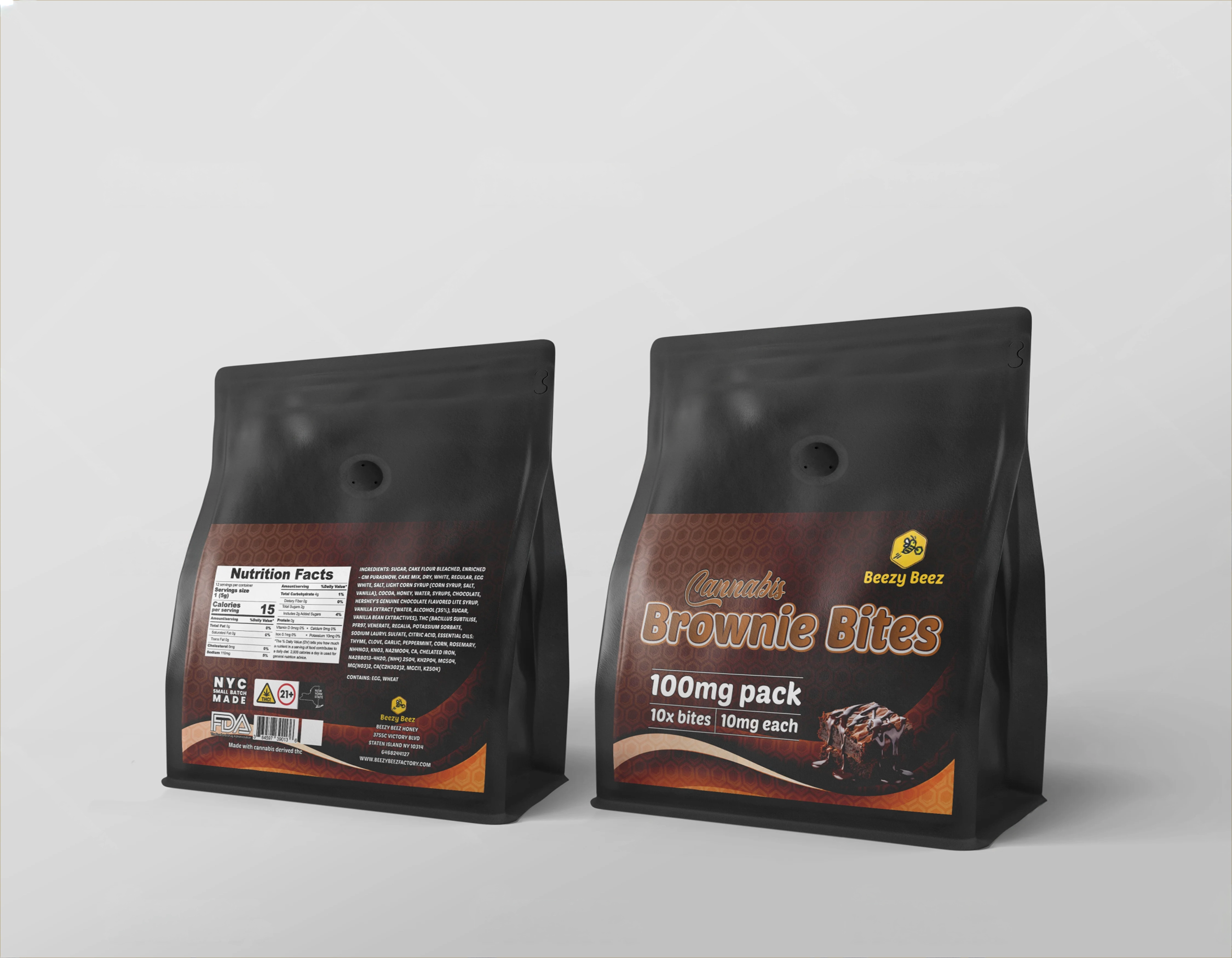 Beezy Beez | Brownie Bites | 10pk 100mg