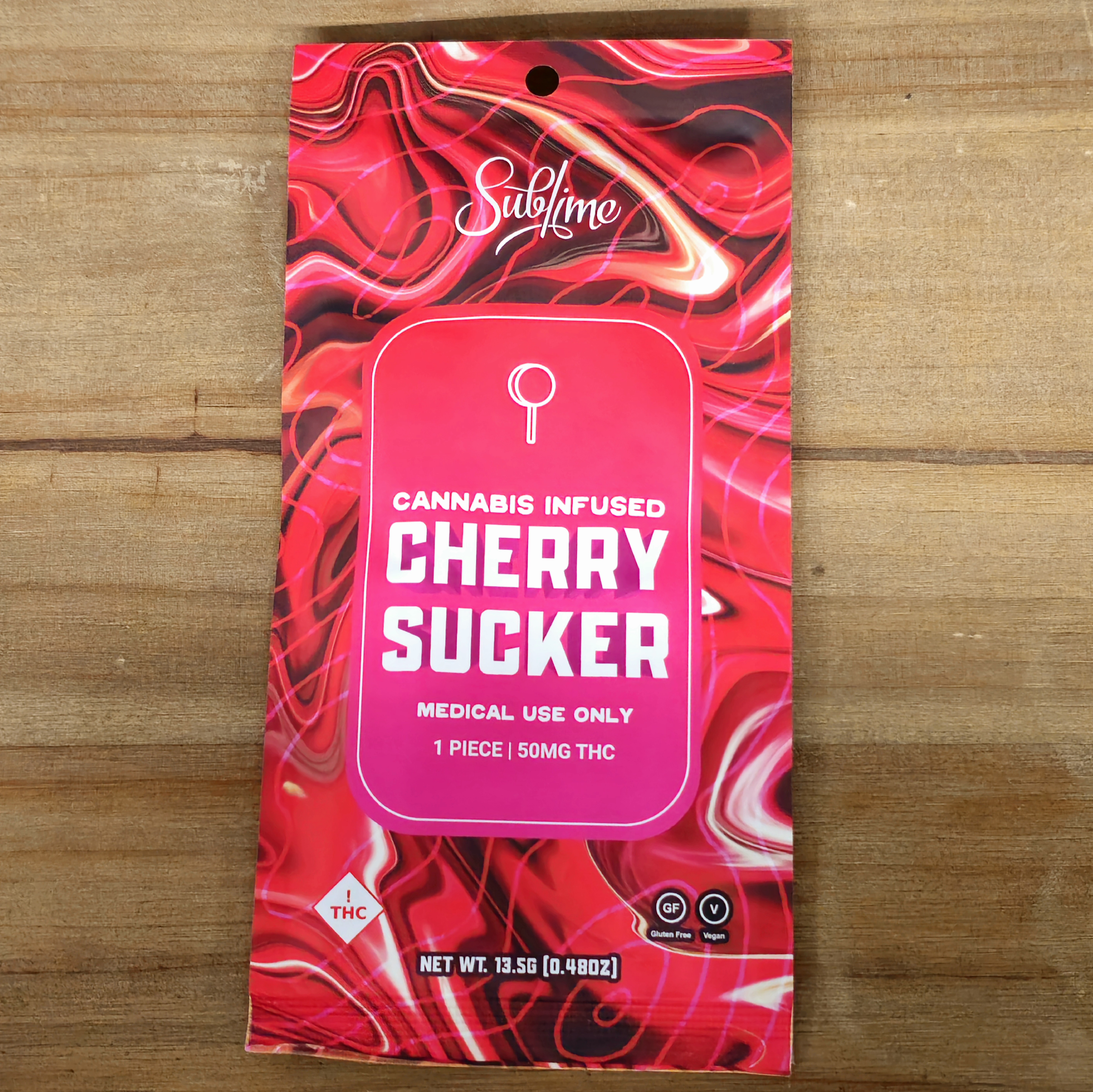 Sublime | Cherry | 50MG Sucker | 0571