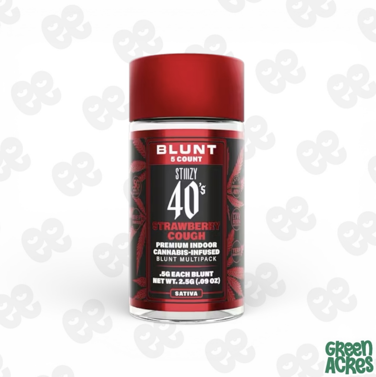 Strawberry Cough Infused Mini Blunt Multi pack (5x0.5g)