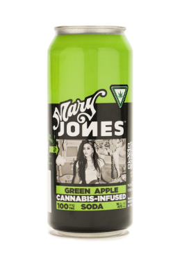 Green Apple Cannabis Infused Soda | 100mg