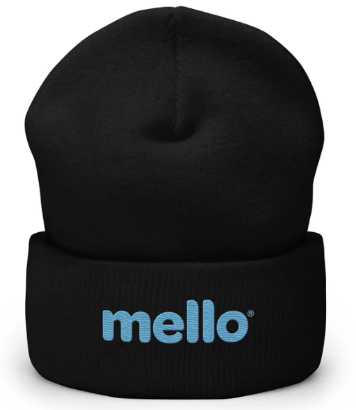 Black Mello Beanie product photo