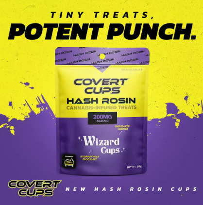 Covert Cups - Wizard (Oreo) - 200mg Hash Rosin