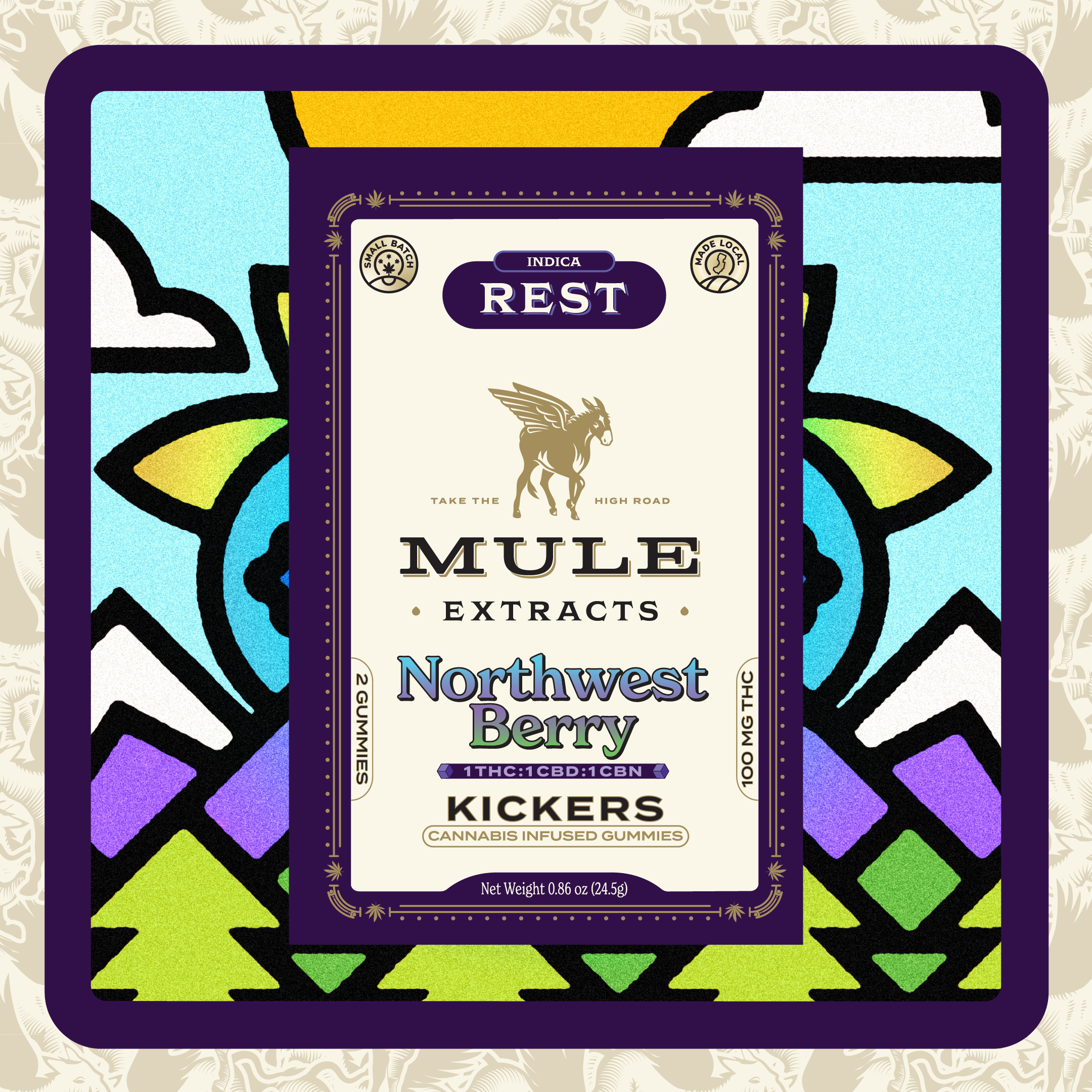 Mule Extracts | Edible | NW Berry | 100mg