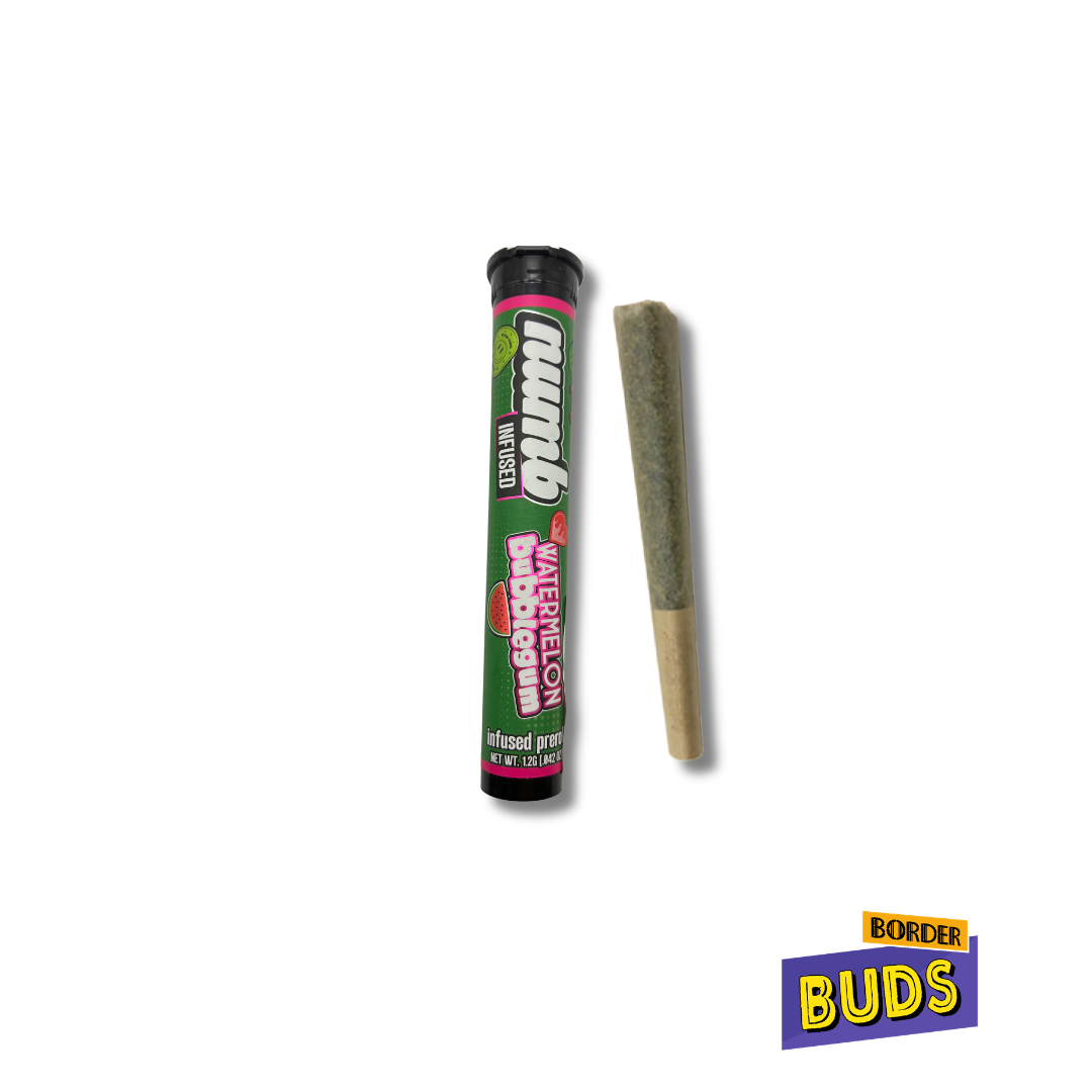 Watermelon Bubblegum | Numb | 1.2g | Infused Pre-Roll