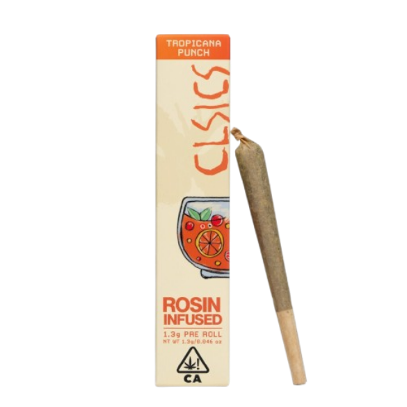 CLSICS | Tropicanna Punch Rosin Infused Pre-Roll | 1.3g