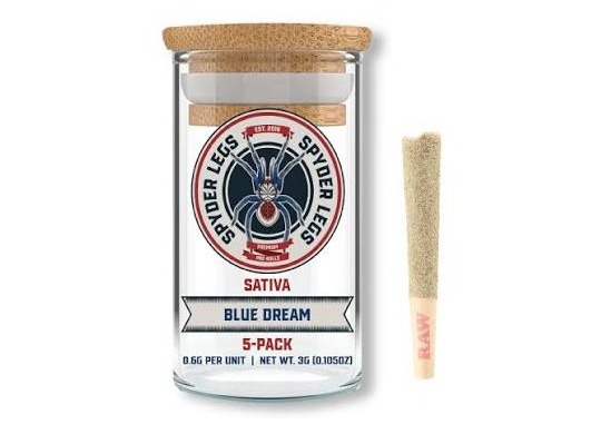 Spyder Legs Infused 5pk - Blue Dream