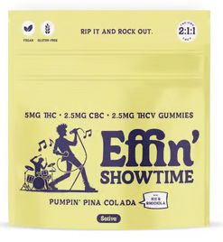 Showtime Pumpin' Pina Colada 2:1:1 THC:CBC:THCv Gummies ( S ) | 100mg