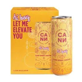 EDIBLE (BEVERAGE) - 4PK - HI BOYS BLOOD ORANGE CARDAMOM