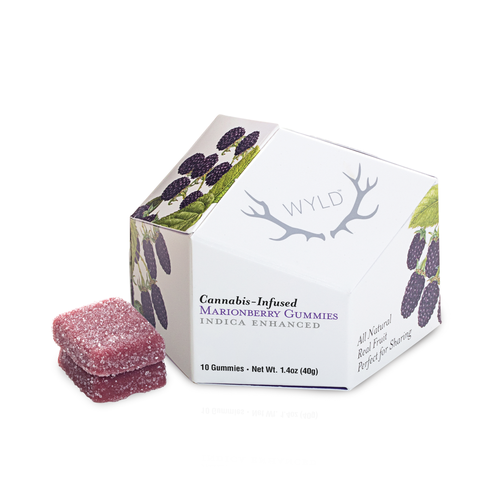 Wyld: Marionberry Indica Enhanced Gummies - 40g