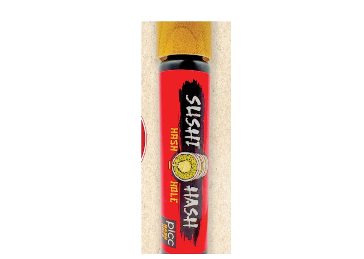 Picc - Peanut Butter Gelato x Fortissimo Hash Rosin (Sushi Hash) - Hash Hole Infused Preroll - 1g