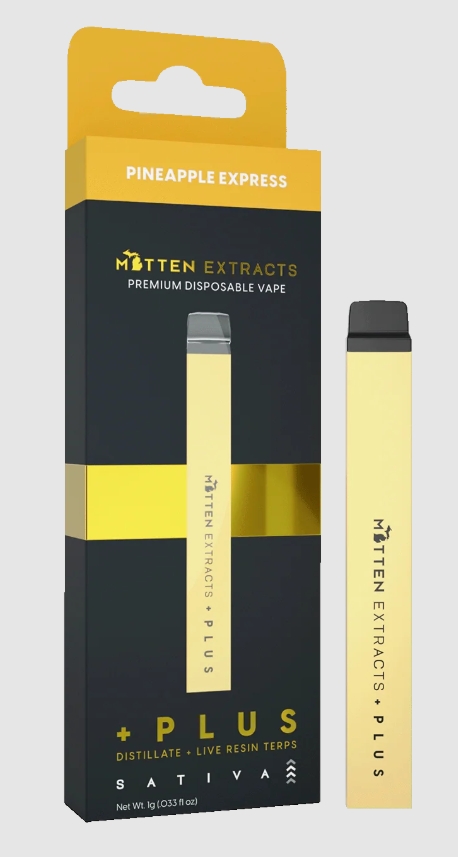 MITTEN ETXRACTS - PLUS DISPOSABLE - PINEAPPLE EXPRESS