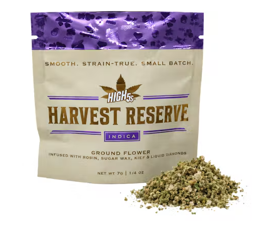 High 5's | LA Confidential x Watermelon Kush #1 | 7g Infused Ground Flower | Indica