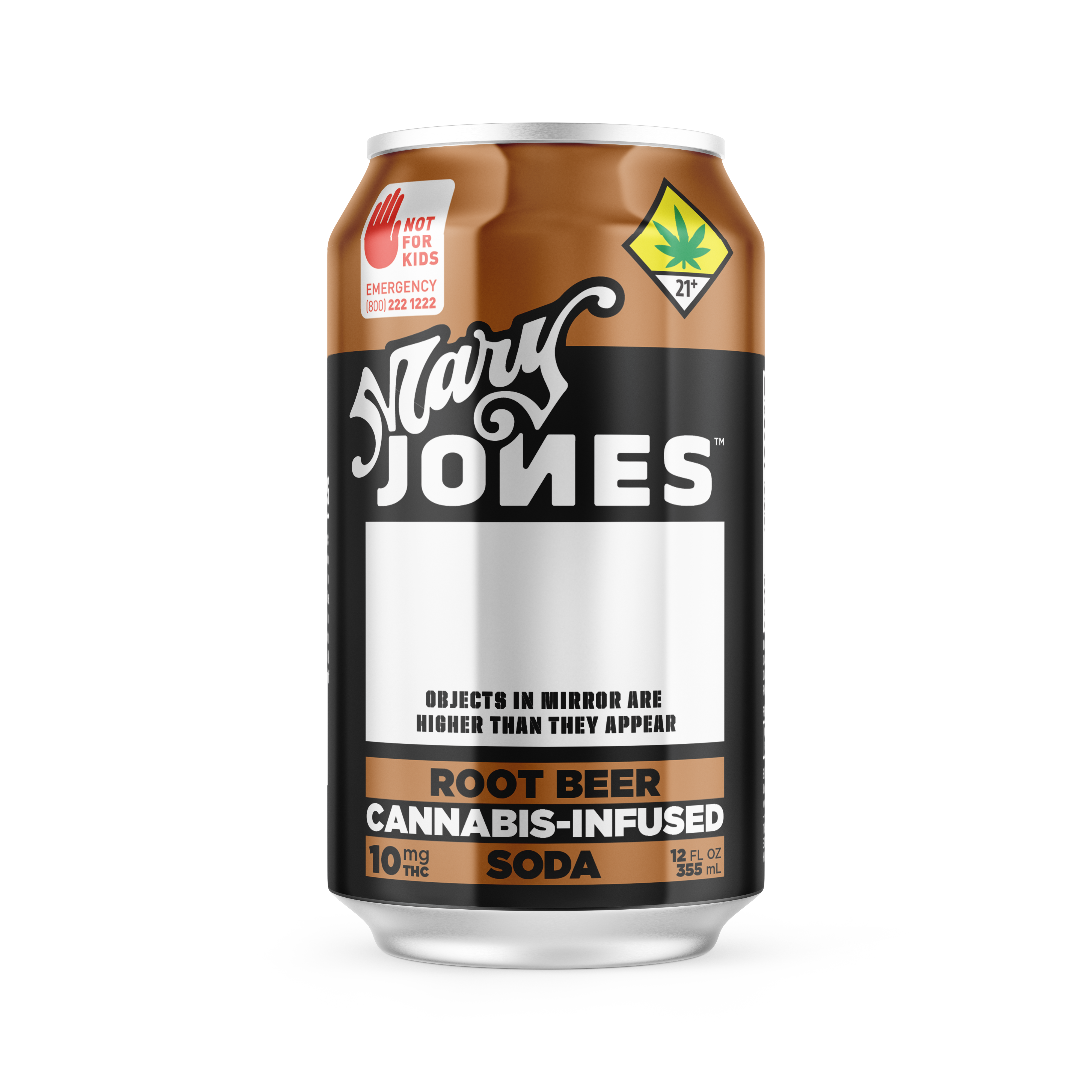 Mary Jones: Root Beer 100mg - 12oz Soda