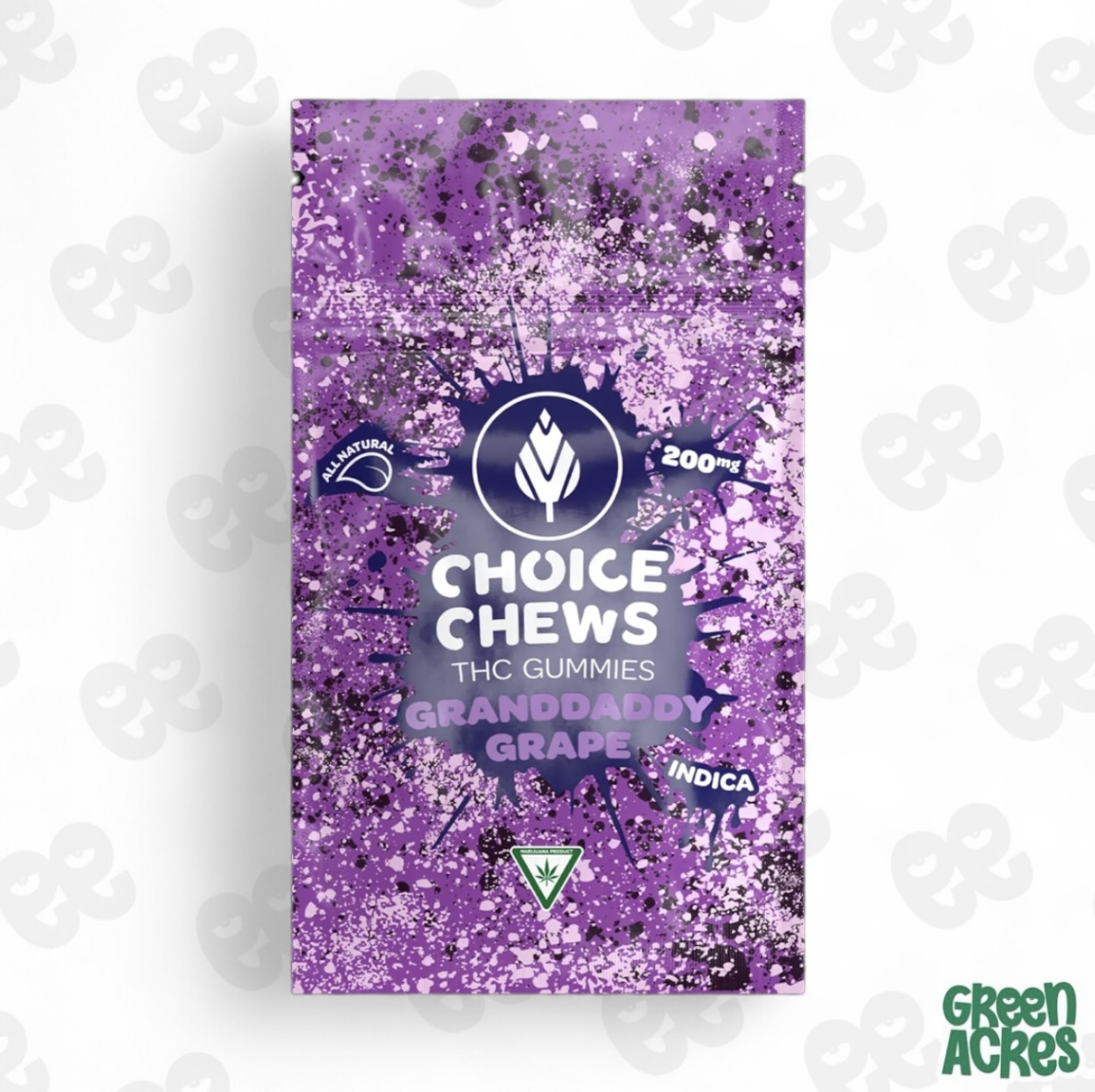 Granddaddy Grape 200MG Gummies (I)