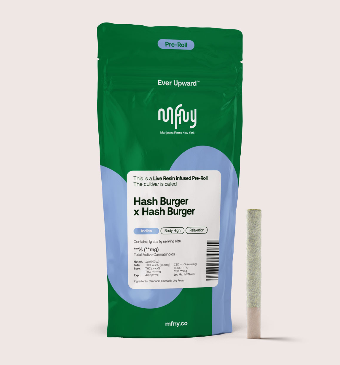 MFNY | Live Resin Infused Preroll | Hash Burger X Hash Burger