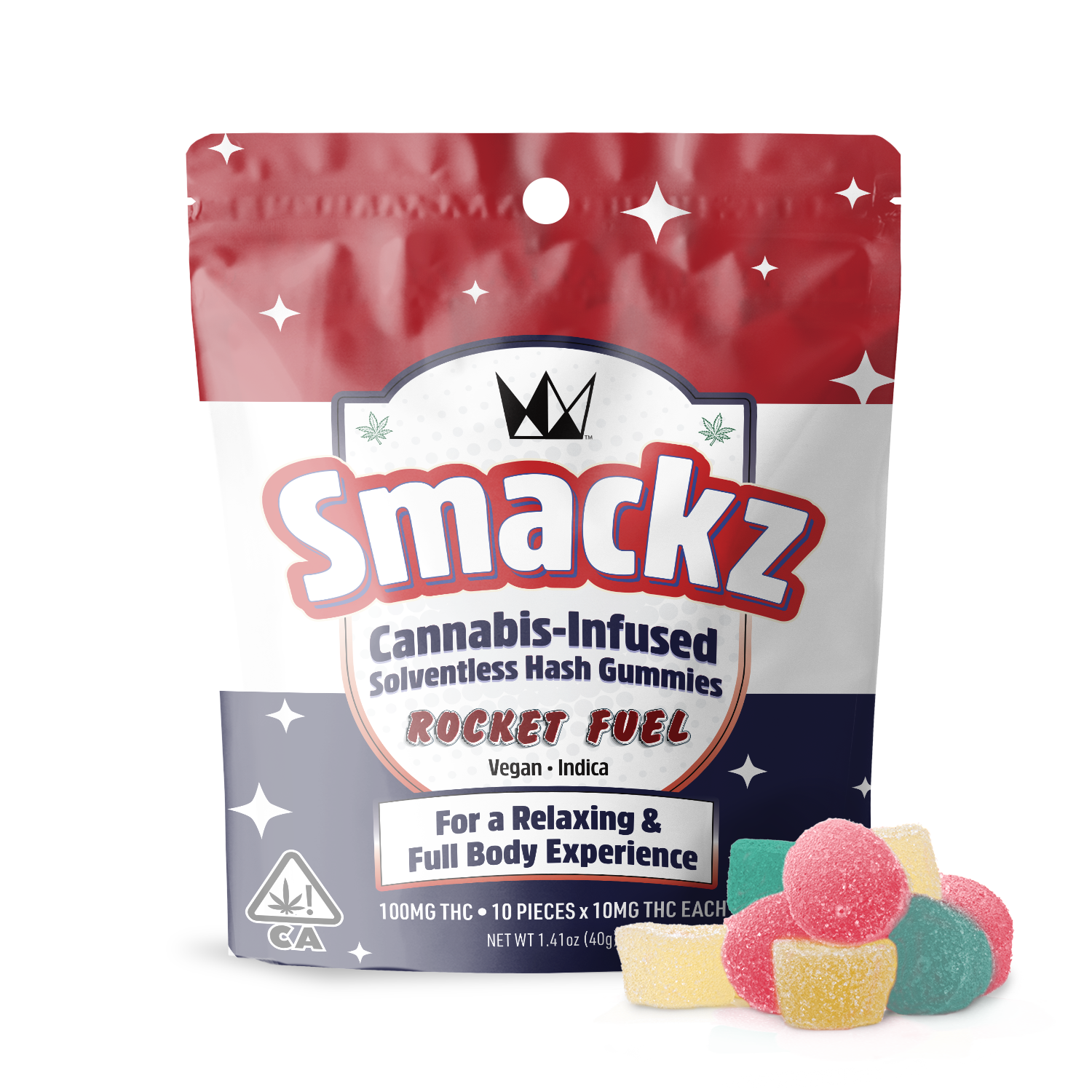 Ice water Hash infused Gummies | Rocket Fuel | 100mg